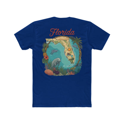 Florida Vintage Postcard T-Shirt — "Greetings from Florida" Travel Tee