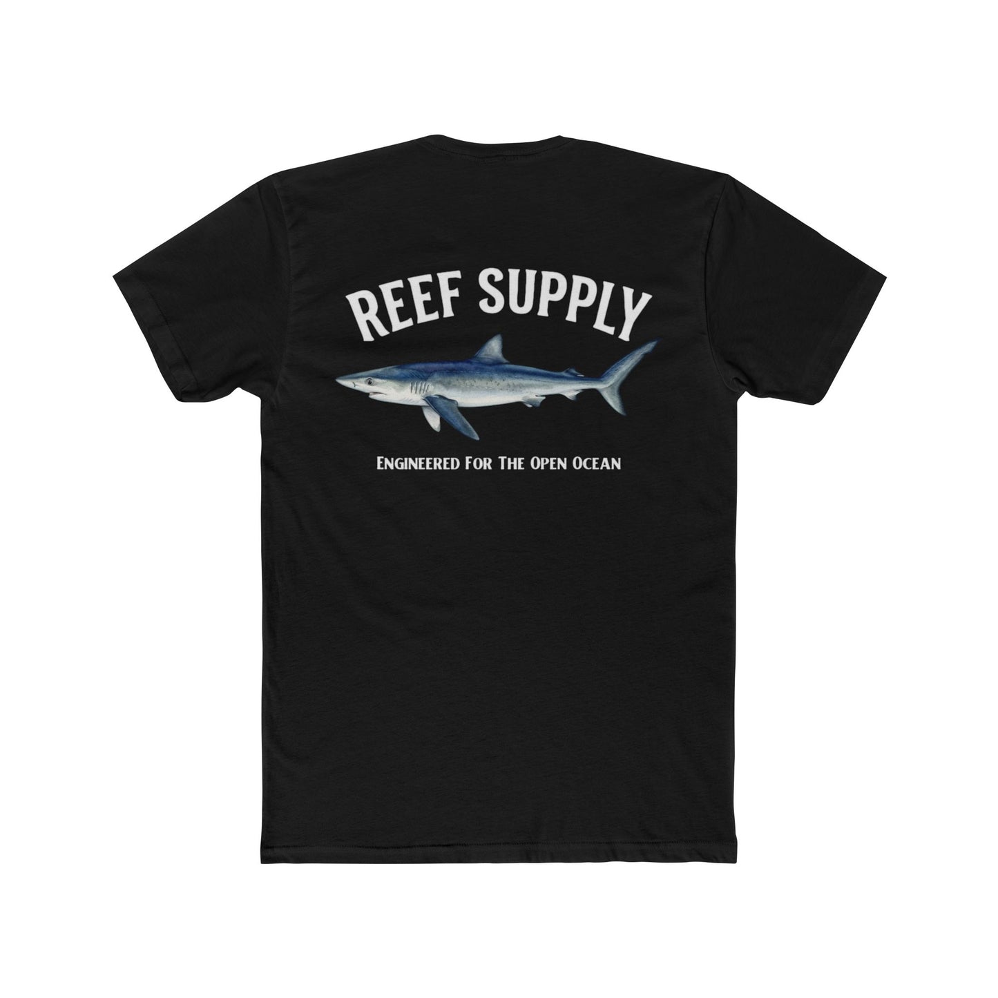 Reef Supply Blue Shark Tee — "Engineered For The Open Ocean' T-Shirt