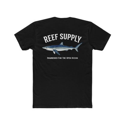 Reef Supply Blue Shark Tee — "Engineered For The Open Ocean' T-Shirt