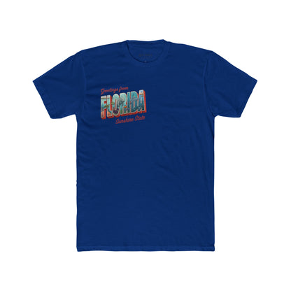 Florida Vintage Postcard T-Shirt — "Greetings from Florida" Travel Tee