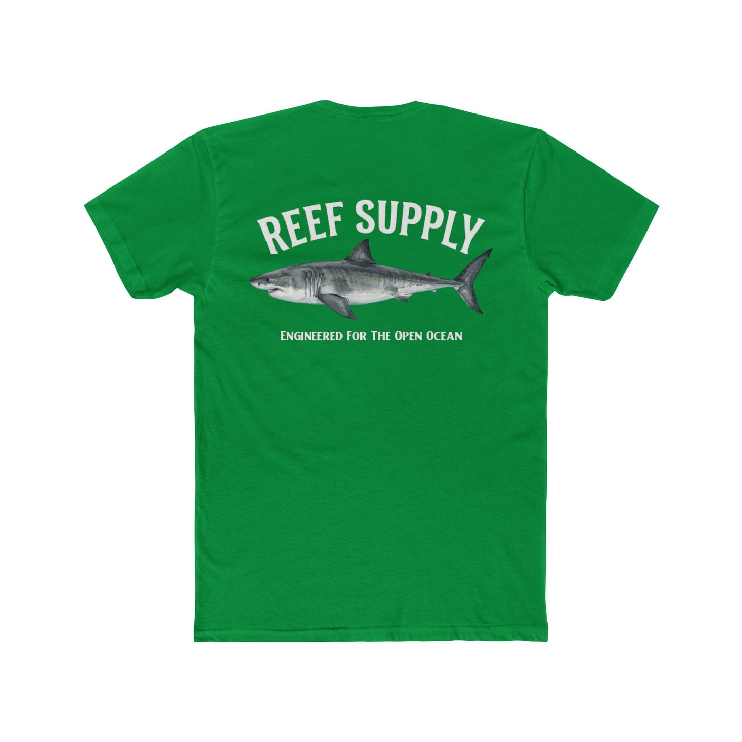 Great White Shark Tee — Reef Supply Co. Graphic Cotton T-Shirt