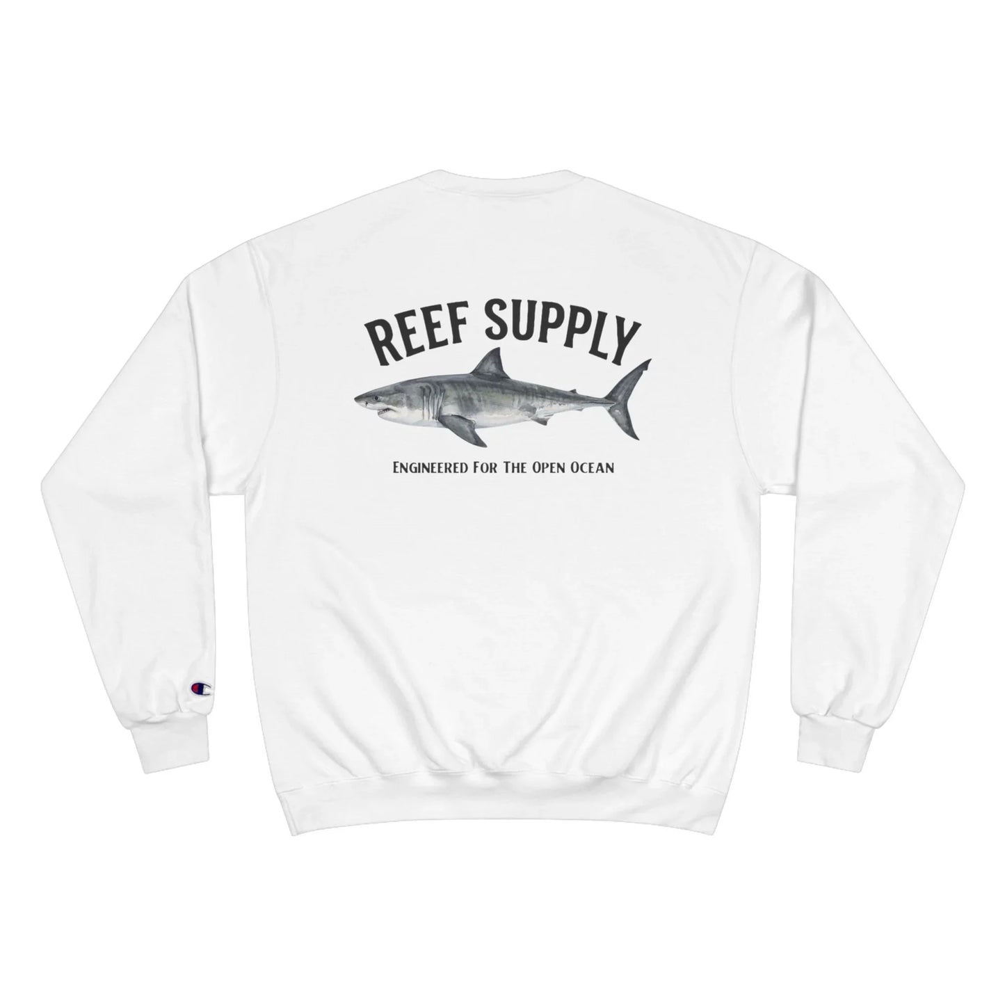 Great White Shark Crewneck Sweatshirt — Reef Supply x Champion