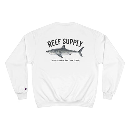 Great White Shark Crewneck Sweatshirt — Reef Supply x Champion