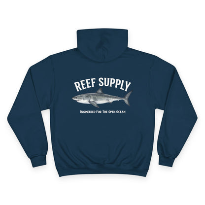 Champion x Reef Supply Great White Shark Hoodie
