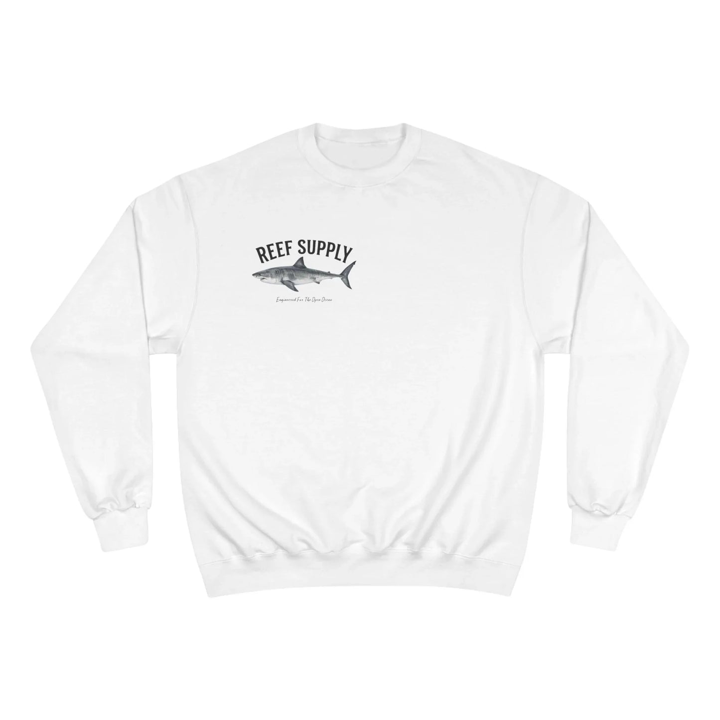 Great White Shark Crewneck Sweatshirt — Reef Supply x Champion