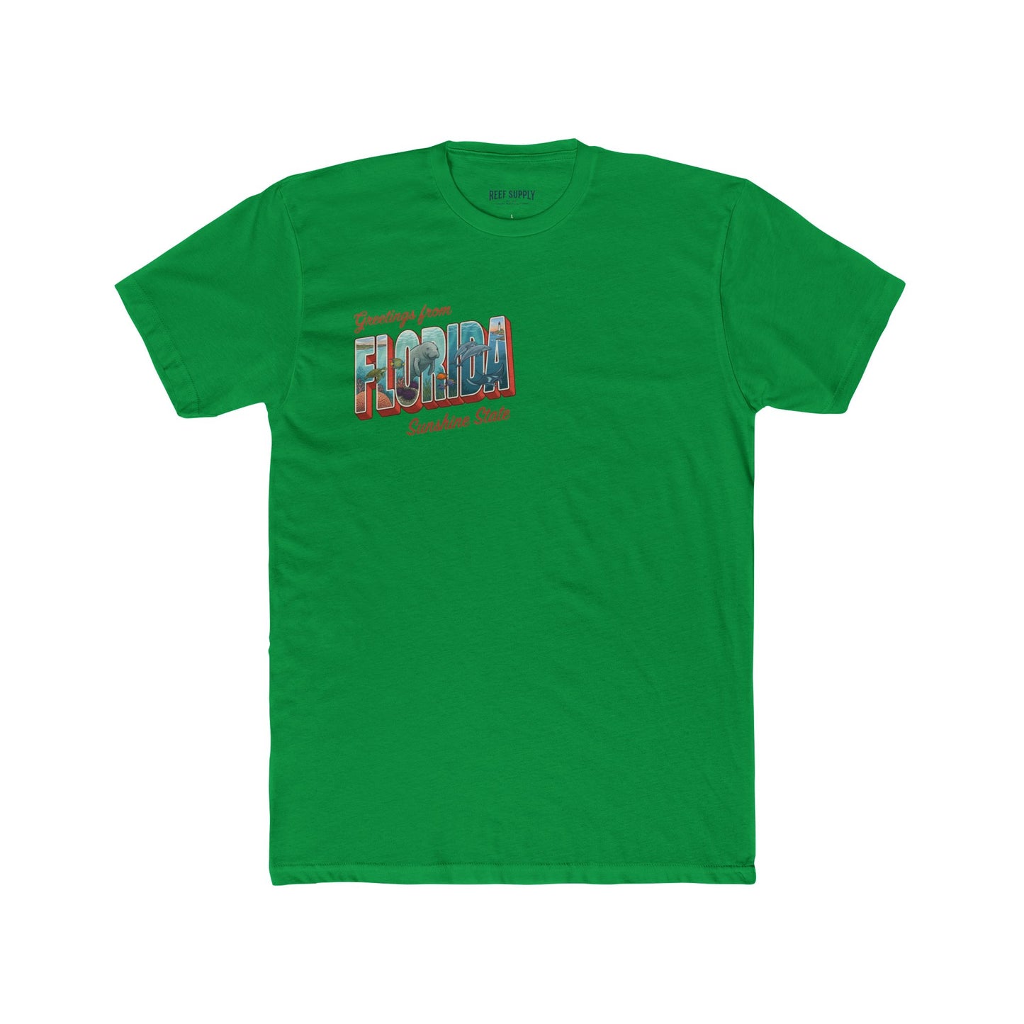Florida Vintage Postcard T-Shirt — "Greetings from Florida" Travel Tee
