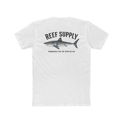 Great White Shark Tee — Reef Supply Co. Graphic Cotton T-Shirt