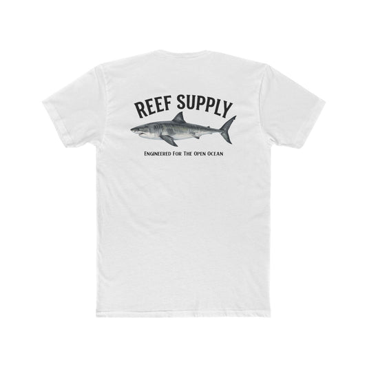 Great White Shark Tee — Reef Supply Co. Graphic Cotton T-Shirt