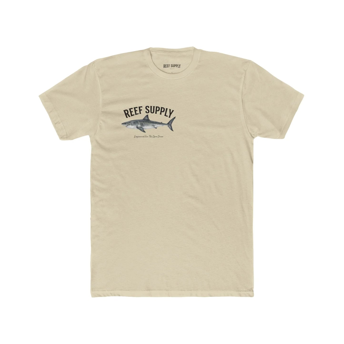 Great White Shark Tee — Reef Supply Co. Graphic Cotton T-Shirt