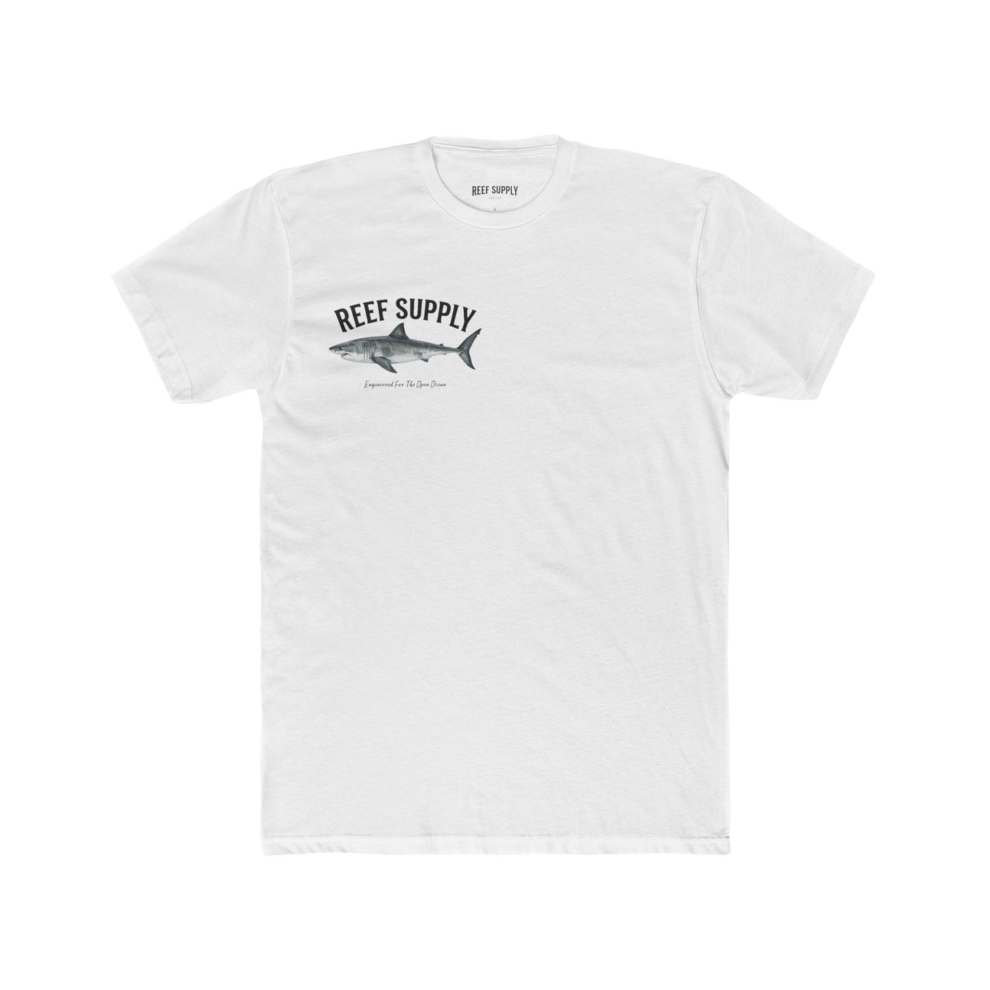 Great White Shark Tee — Reef Supply Co. Graphic Cotton T-Shirt