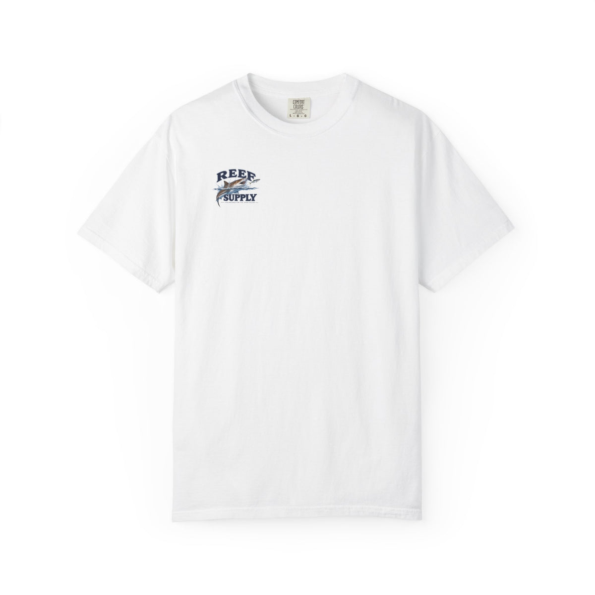 White Reef Supply Tiger Tee t-shirt with small graphic logo on chest