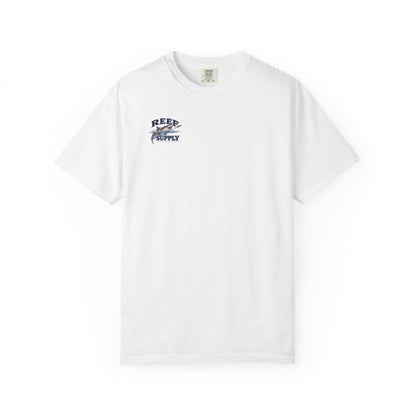 White Reef Supply Tiger Tee t-shirt with small graphic logo on chest
