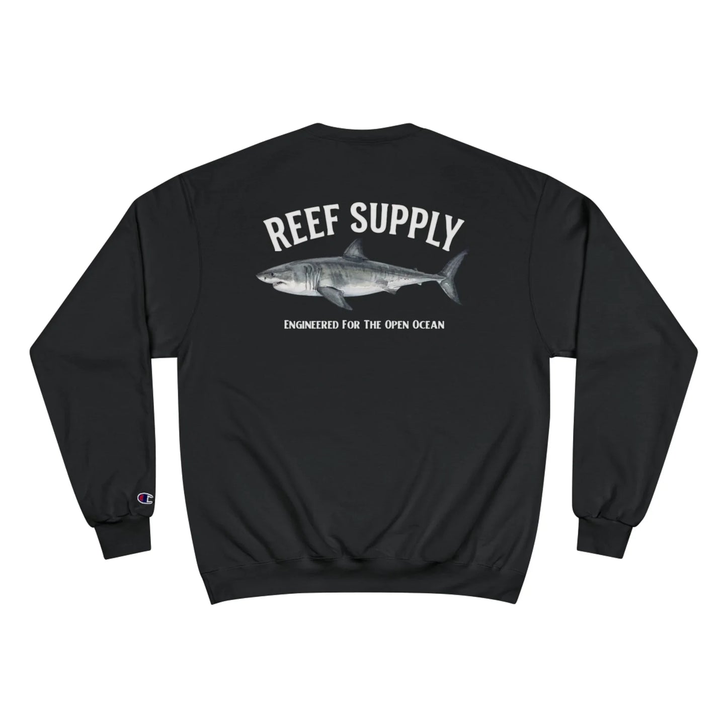 Great White Shark Crewneck Sweatshirt — Reef Supply x Champion