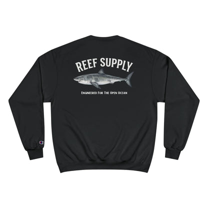 Great White Shark Crewneck Sweatshirt — Reef Supply x Champion