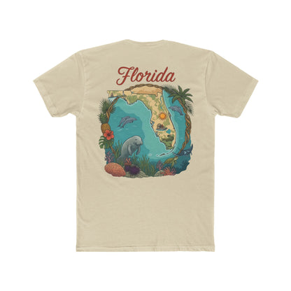 Florida Vintage Postcard T-Shirt — "Greetings from Florida" Travel Tee