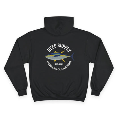 Reef Supply x Champion Hoodie — Laguna Beach Fishing Pullover