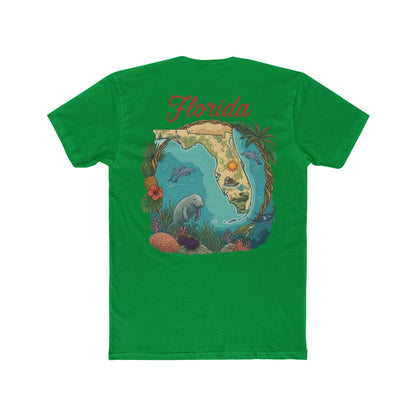 Florida Vintage Postcard T-Shirt — "Greetings from Florida" Travel Tee
