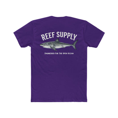 Great White Shark Tee — Reef Supply Co. Graphic Cotton T-Shirt