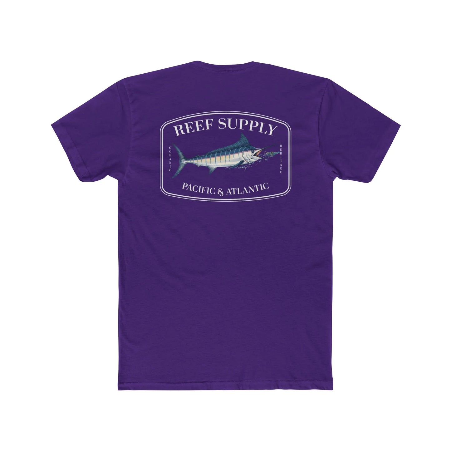 Reef Supply Marlin T‑Shirt — Pacific & Atlantic Fishing Tee