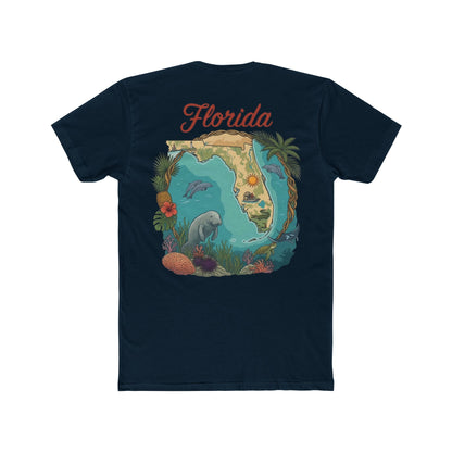 Florida Vintage Postcard T-Shirt — "Greetings from Florida" Travel Tee