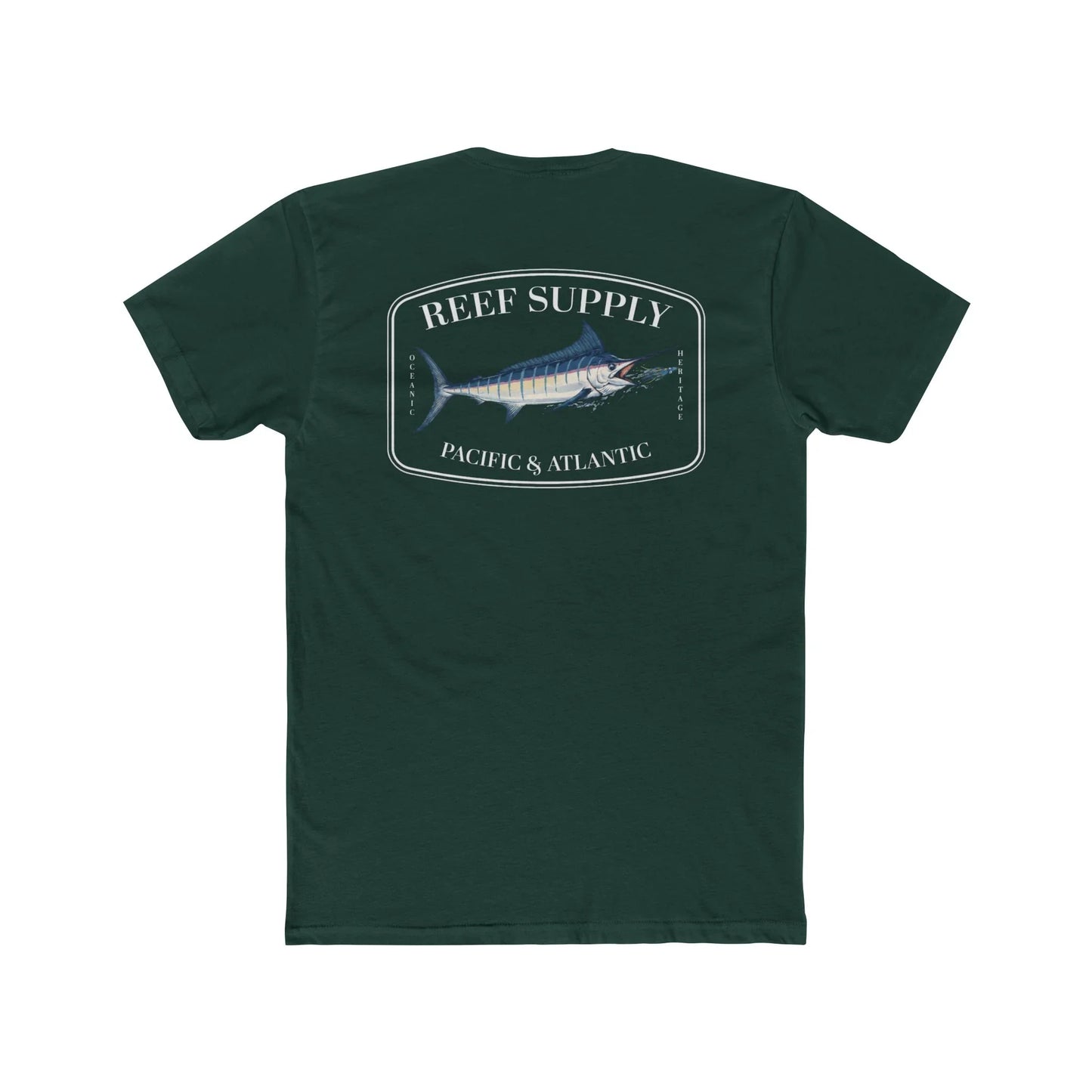 Reef Supply Marlin T‑Shirt — Pacific & Atlantic Fishing Tee