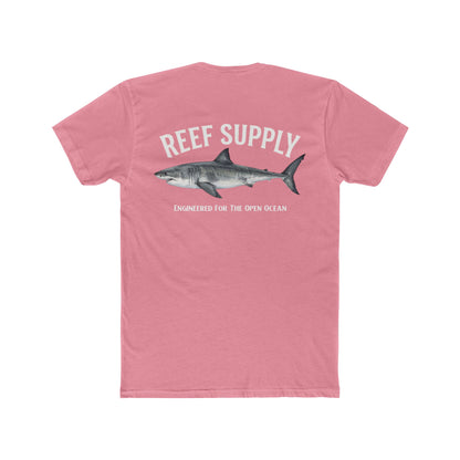 Great White Shark Tee — Reef Supply Co. Graphic Cotton T-Shirt