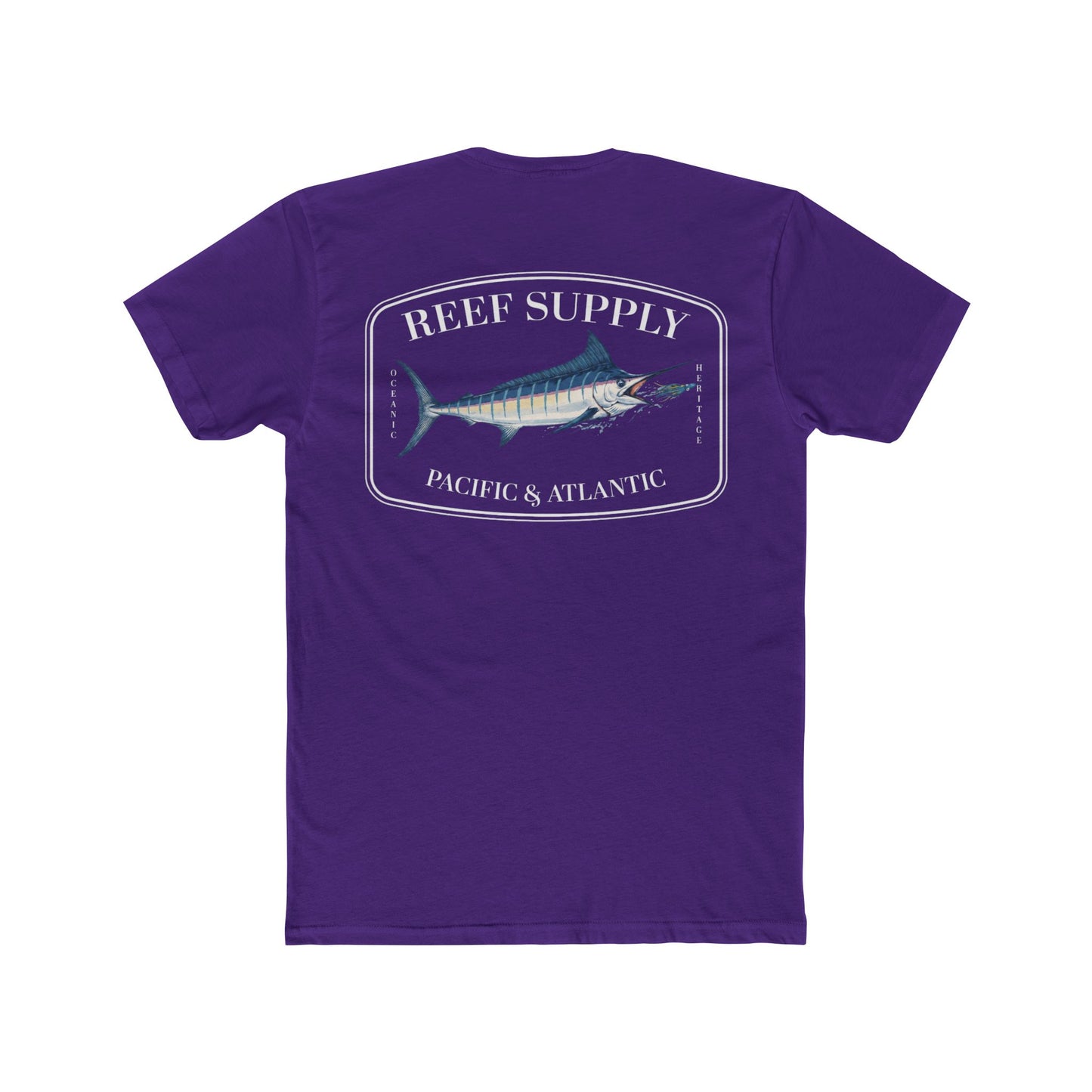 Reef Supply Marlin T‑Shirt — Pacific & Atlantic Fishing Tee