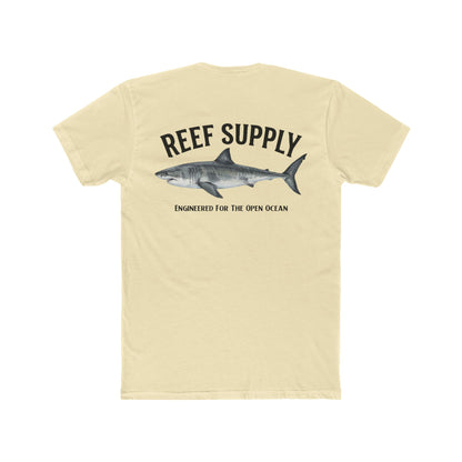 Great White Shark Tee — Reef Supply Co. Graphic Cotton T-Shirt