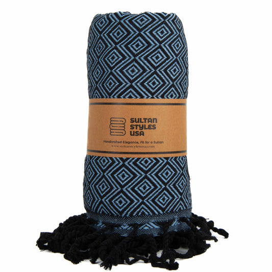 Turkish towel, lightweight, absorbent, eco-friendly, 100% cotton, sand-resistant OEKO-TEX Certified

