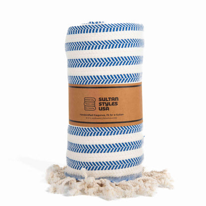 Turkish towel, lightweight, absorbent, eco-friendly, 100% cotton, sand-resistant