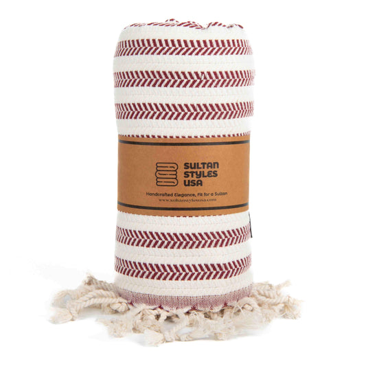 Turkish towel, lightweight, absorbent, eco-friendly, 100% cotton, sand-resistant