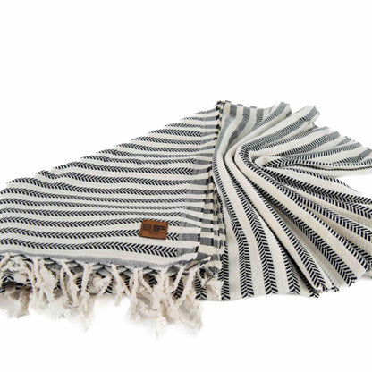 Turkish towel, lightweight, absorbent, eco-friendly, 100% cotton, sand-resistant