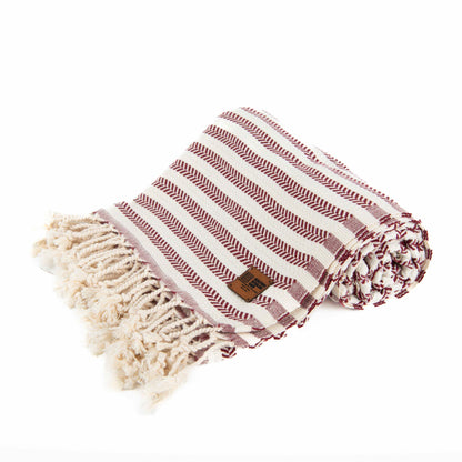 Purple Harem Turkish Beach Towel