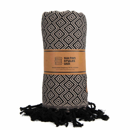 Turkish towel, lightweight, absorbent, eco-friendly, 100% cotton, sand-resistant OEKO-TEX Certified

