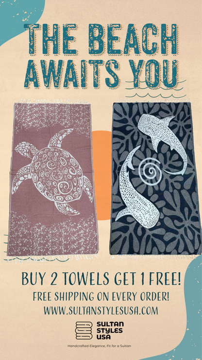 Shark Beach Towels