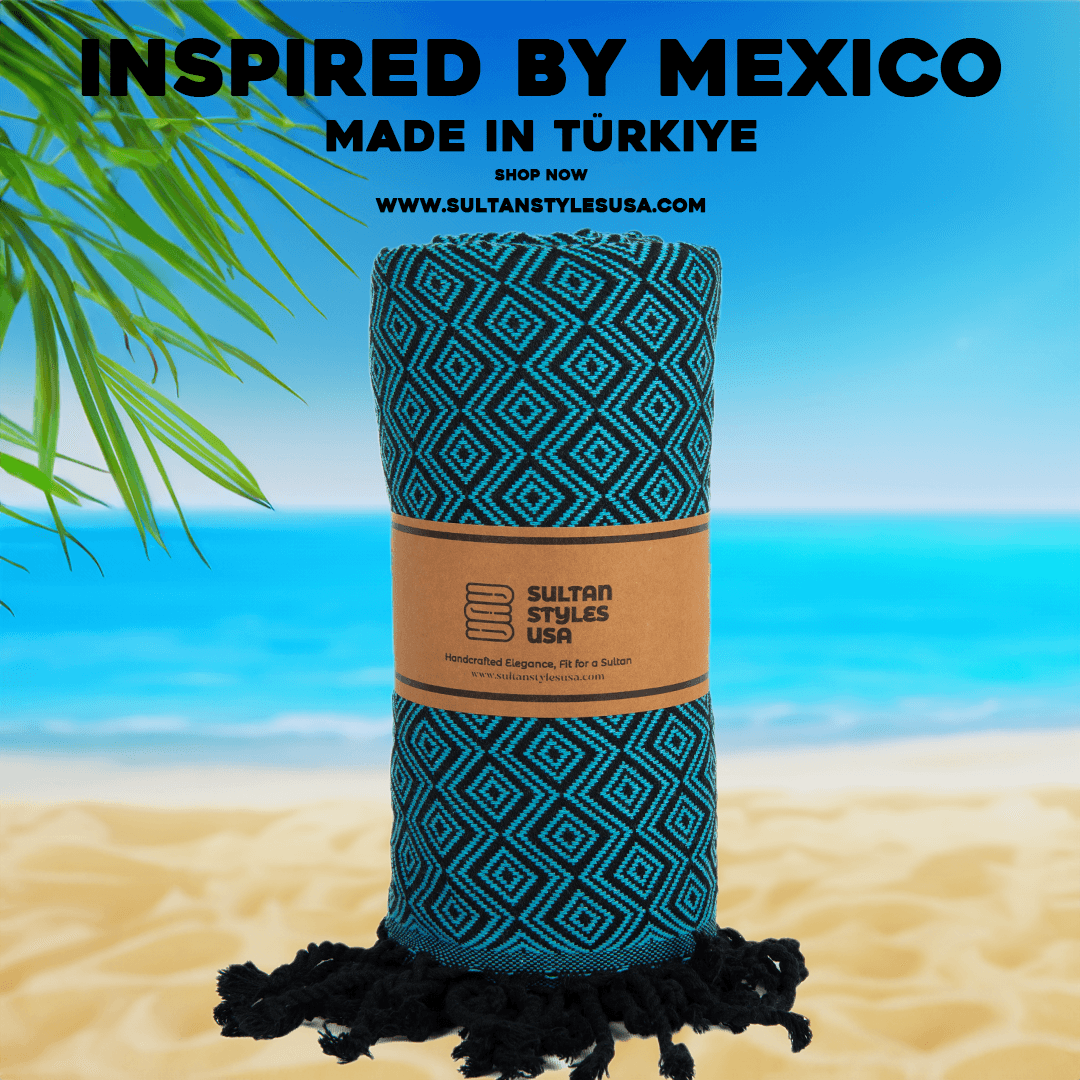 Turkish towel, lightweight, absorbent, eco-friendly, 100% cotton, sand-resistant OEKO-TEX Certified

